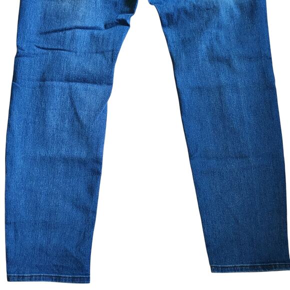 NEW Boohoo Womens Skinny Jeans Size 18 US 22 UK Blue Distressed Mid Rise Stretch - Picture 9 of 10